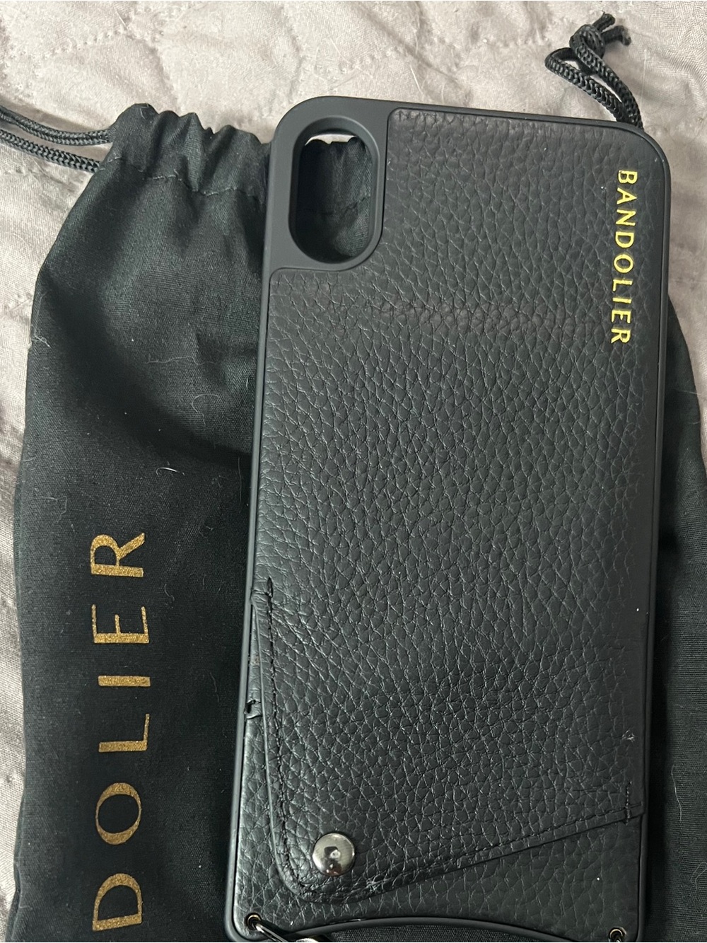 Bandolier Black Phone Case - XS MAX